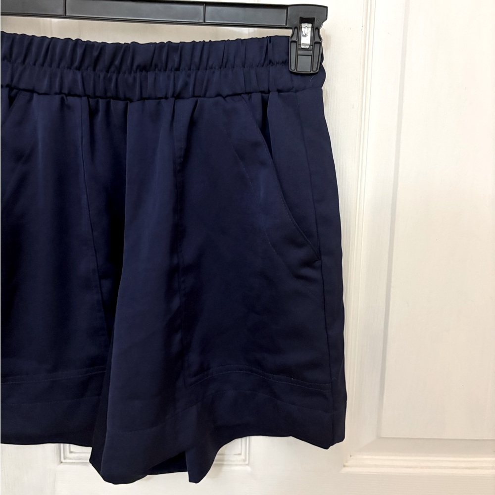 BOGO!! A New Day Pull-On Satin Shorts in Navy - Picture 6 of 9